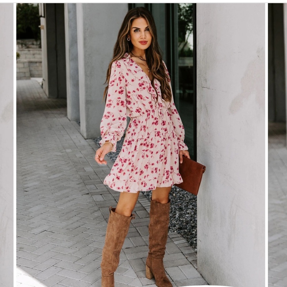 Vici Dolls Ruffle floral dress